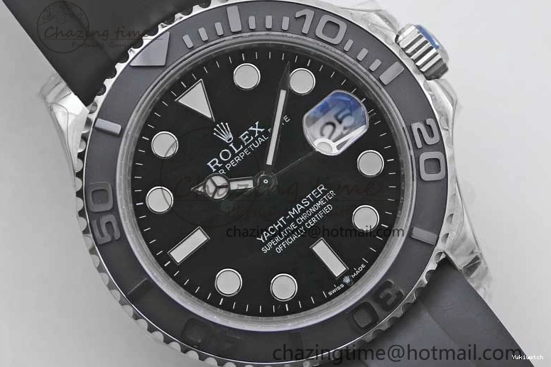 42mm Ceramic VR3235 Black on Strap Bezel 226659 1:1 TWA Oysterflex Best 3D Edition Yacht-Master 0226